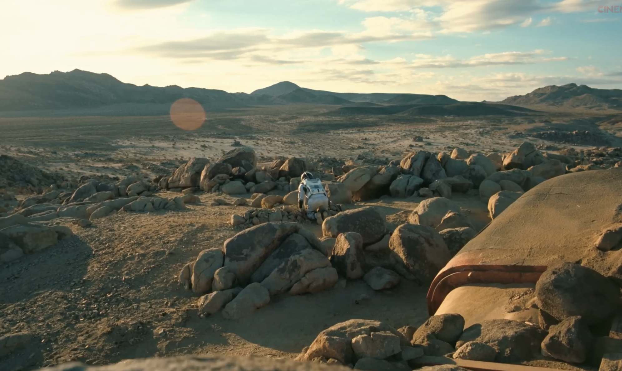 Brand looking at the new home of humanity